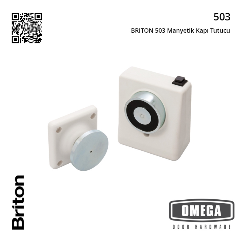 BRITON 503 Manyetik Kapı Tutucu