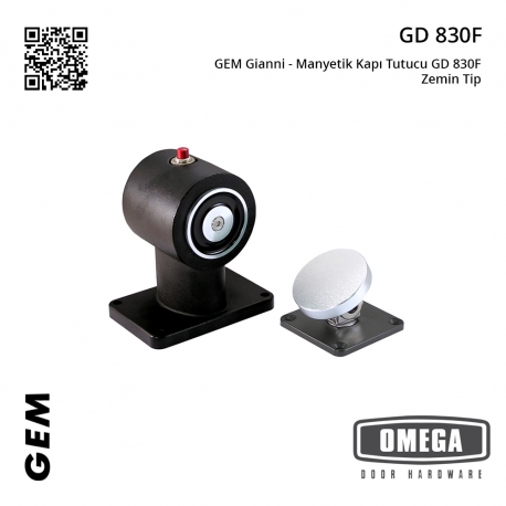 GEM Gianni - Manyetik Kapı Tutucu GD 830F - Zemin Tip