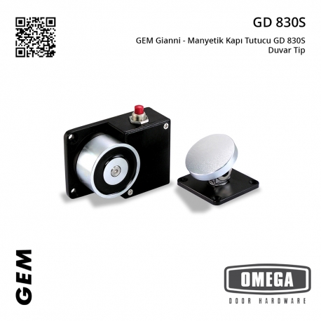 GEM Gianni - Manyetik Kapı Tutucu GD 830S - Duvar Tip