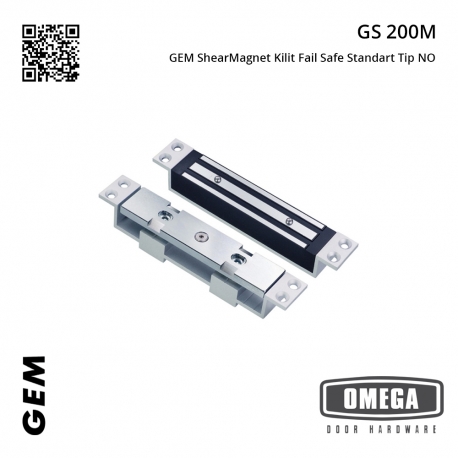 GEM ShearMagnet Kilit Fail Safe Standart Tip NO