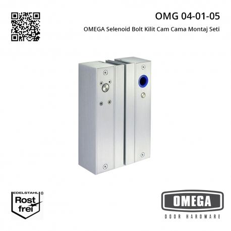 OMEGA Selenoid Bolt Kilit Cam Cama Montaj Seti