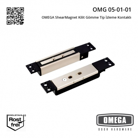 OMEGA ShearMagnet Kilit Gömme Tip İzleme Kontaklı