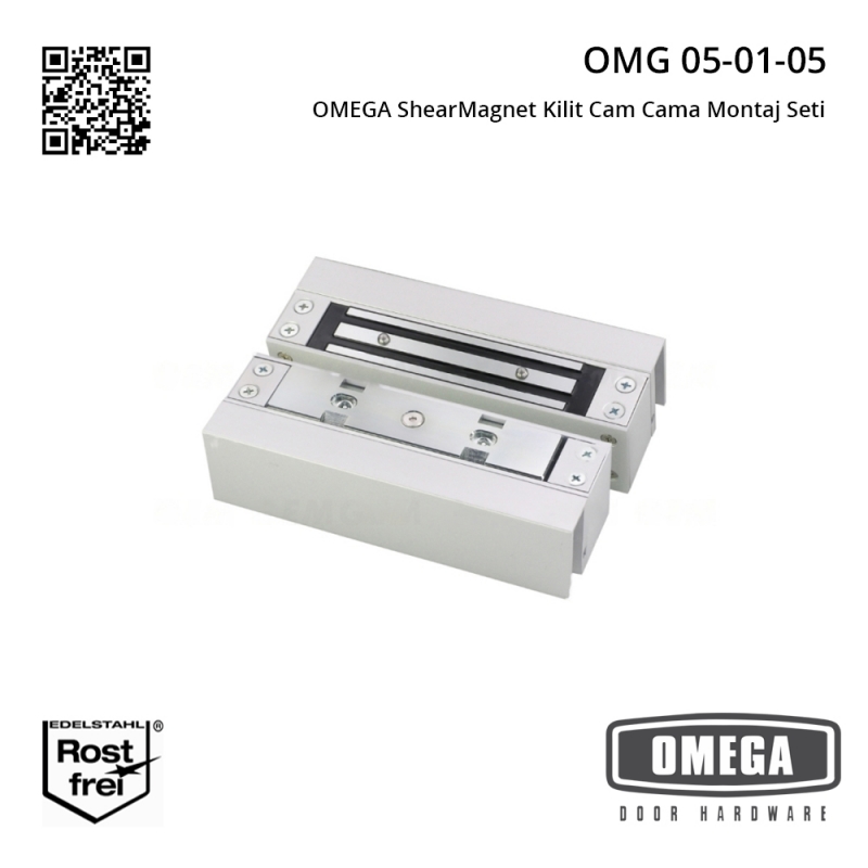 OMEGA ShearMagnet Kilit Cam Cama Montaj Seti