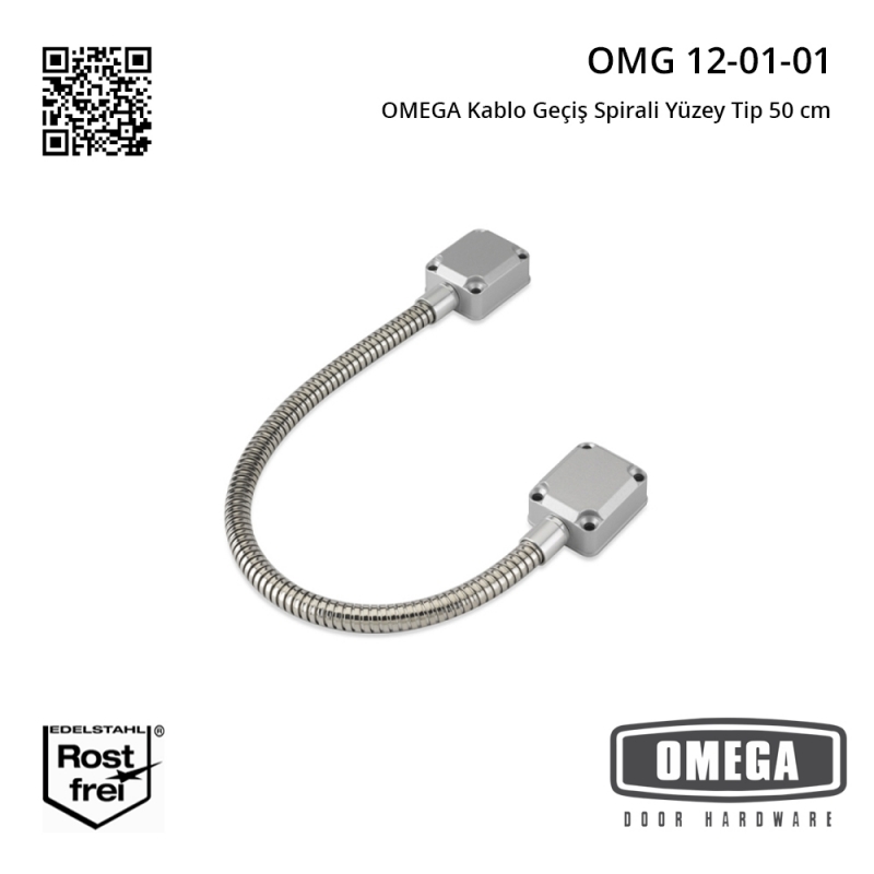 OMEGA Kablo Geçiş Spirali Yüzey Tip 50 cm