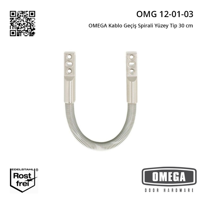 OMEGA Kablo Geçiş Spirali Yüzey Tip 30 cm